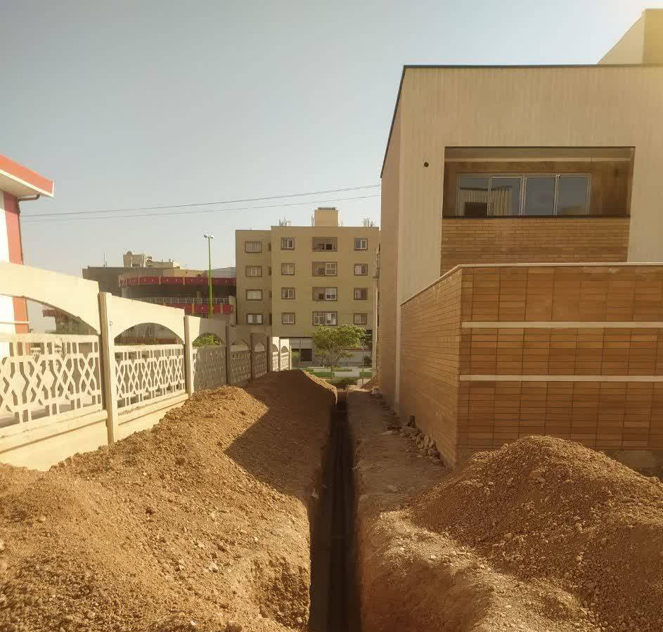 پایان لوله‌گذاری آب و فاضلاب مرحله اول مسکن ملی شهرضا