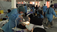 رزمایش جهادی دندانپزشکی و چشم پزشکی در همدان