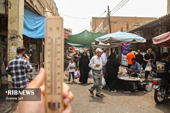 نفس‌های داغ اهواز در دمای مثبت ۵۰