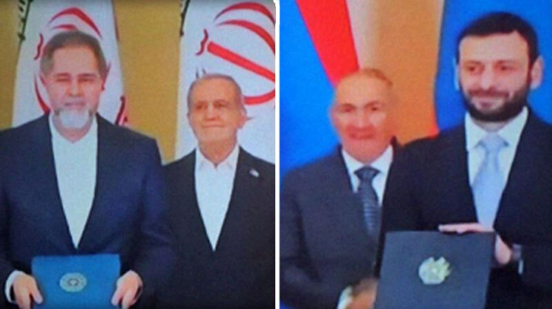 امضای تفاهم نامه همکاریهای سینمایی ایران و ارمنستان با حضور رئیس جمهور امضای تفاهم نامه همکاریهای سینمایی ایران و ارمنستان با حضور رئیس جمهور