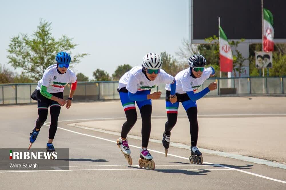 درخشش بانوان اسکیت‌باز خراسان شمالی در مسابقات اسکیت کراس کشور
