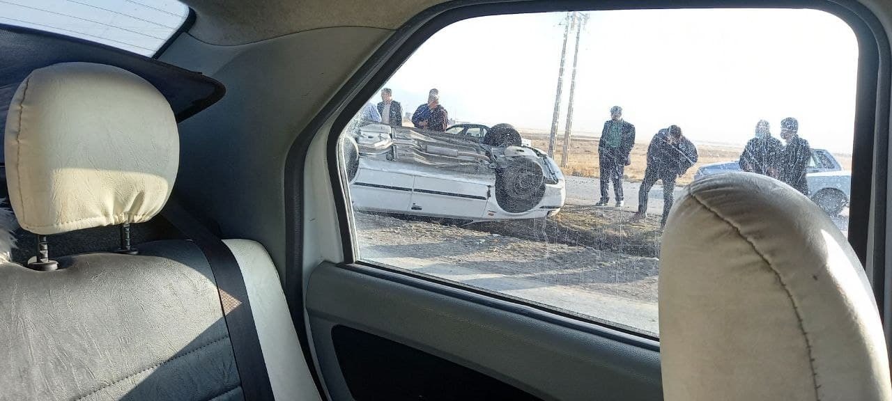 جان باختن ۲ نفر براثر واژگونی سمند در سنندج