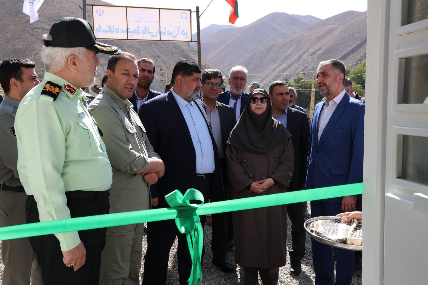 افتتاح پاسگاه محیط بانی ضامن آهو افتتاح پاسگاه محیط بانی ضامن آهو