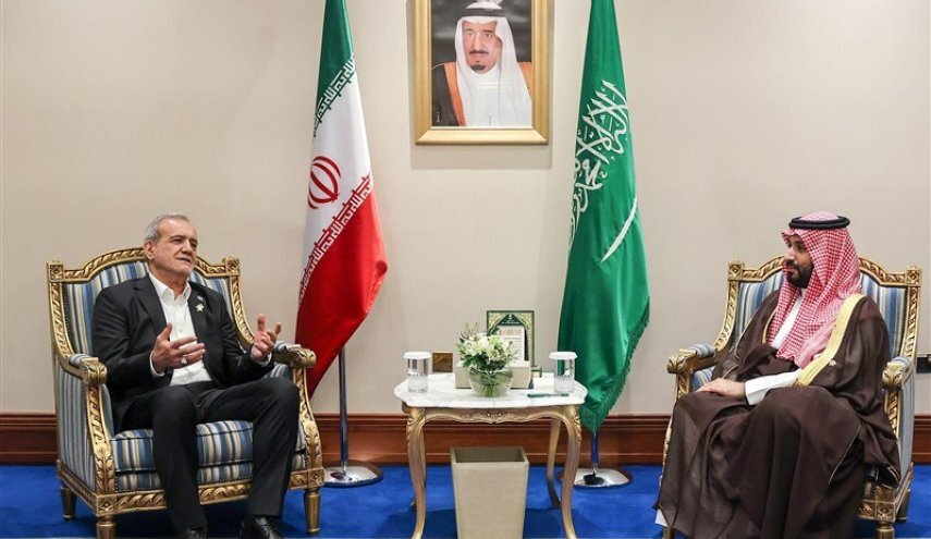 دیدار پزشکیان و بن سلمان در دوحه