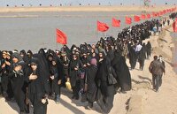 اعزام دانش آموزان دختر مینابی به اردوی راهیان نور