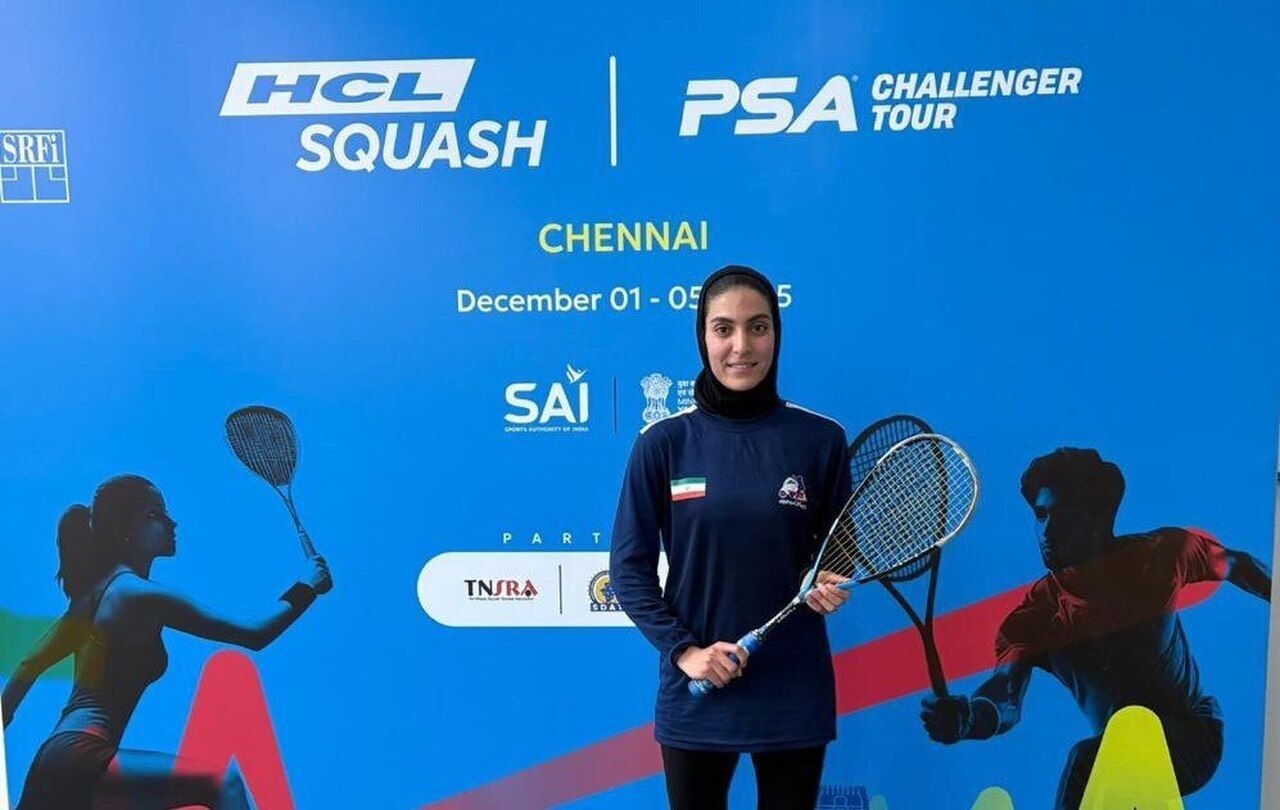 پیروزی بانوی اسکواش باز ایران مقابل نماینده هند پیروزی بانوی اسکواش باز ایران مقابل نماینده هند