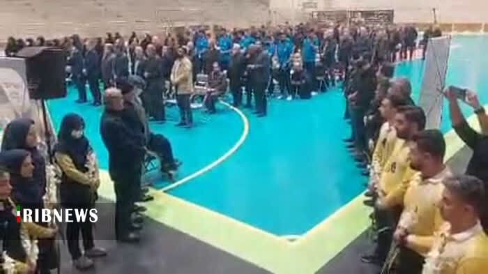 گرامیداشت پیشکسوت والیبال قم