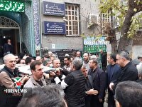 تشییع پیکر پدر شهید و همسر شهیده شیرازی