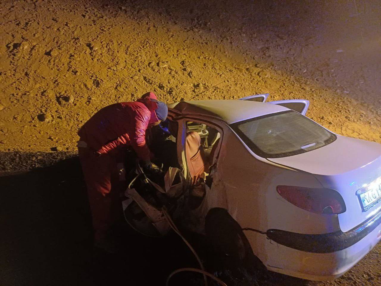 تصادف در جاده اردبیل -گرمی با یک کشته و سه مصدوم