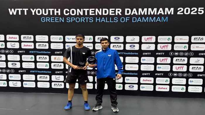 مدال نقره پینگ‌پنگ باز قمی در رقابت‌های بین المللی عربستان