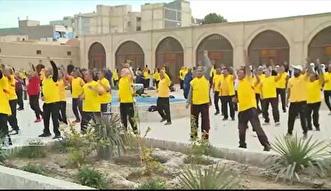 برگزاری همایش ورزشی صبح و نشاط در زاهدان