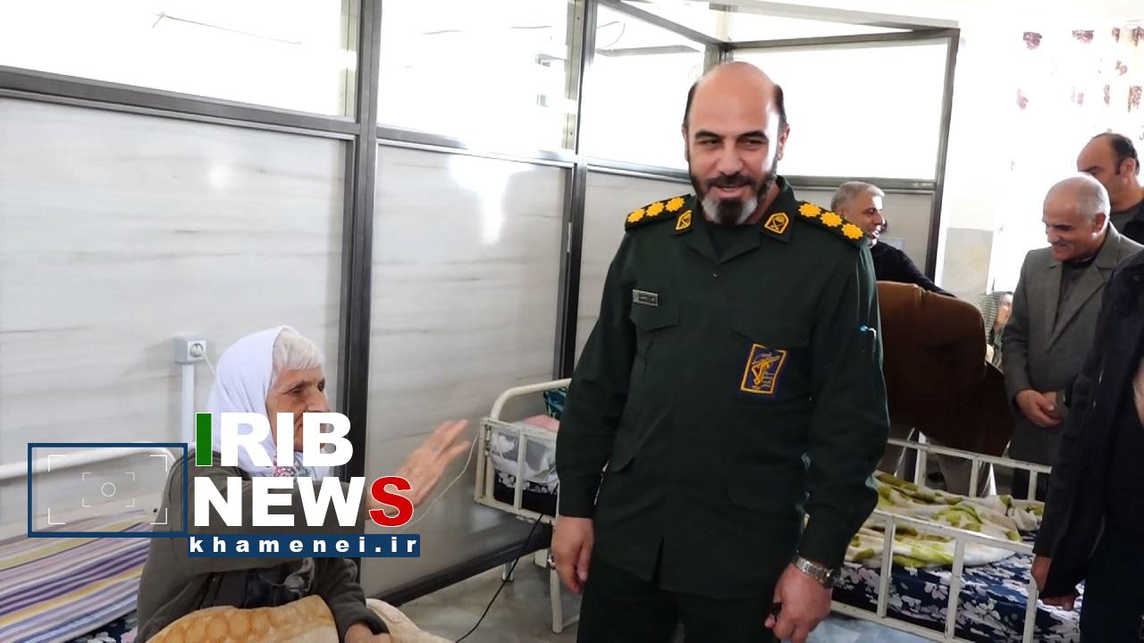 بازدید فرمانده سپاه سنندج از سرای سالمندان بازدید فرمانده سپاه سنندج از سرای سالمندان