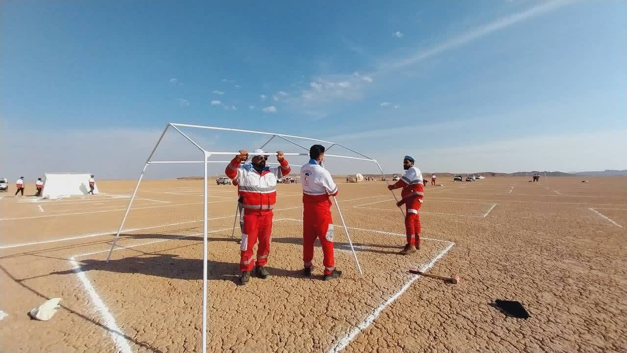 ارتقا آمادگی دادرسان پیشرفته هلال‌احمر خراسان جنوبی در کویر سه‌قلعه