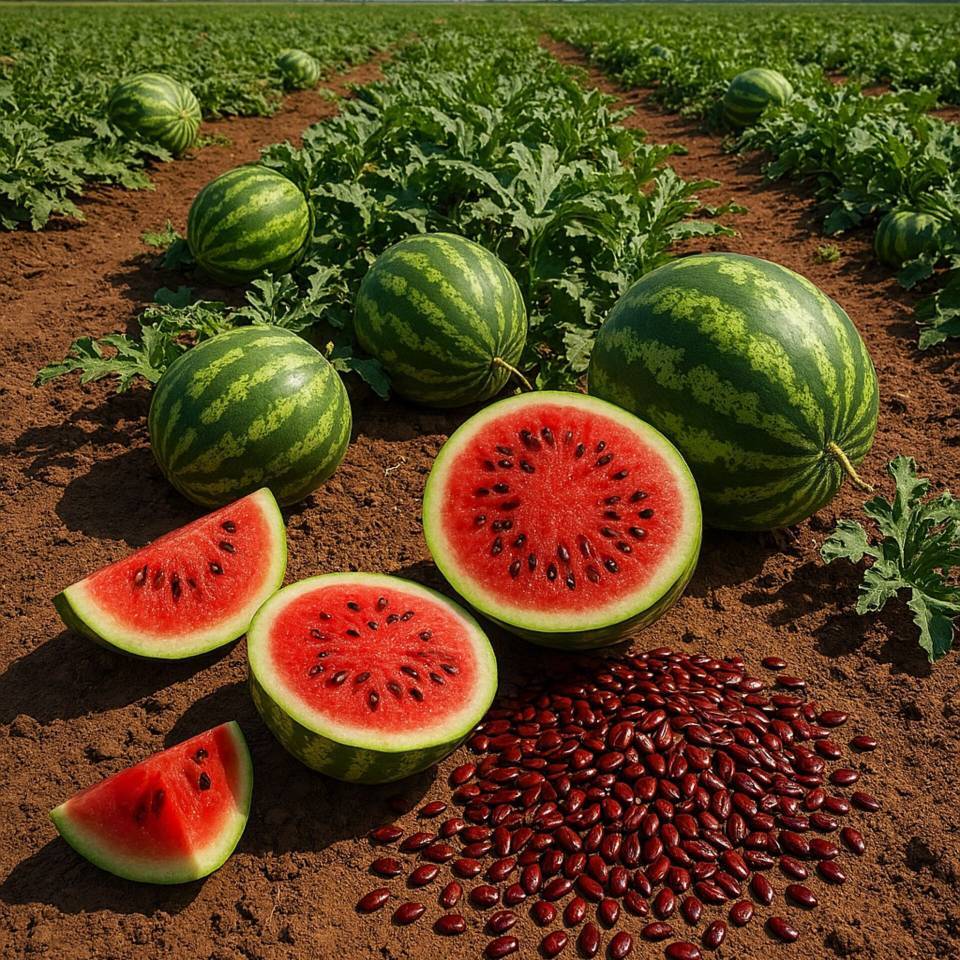 خوشاب؛ پیشتاز تولید تخمه هندوانه آجیلی در کشور