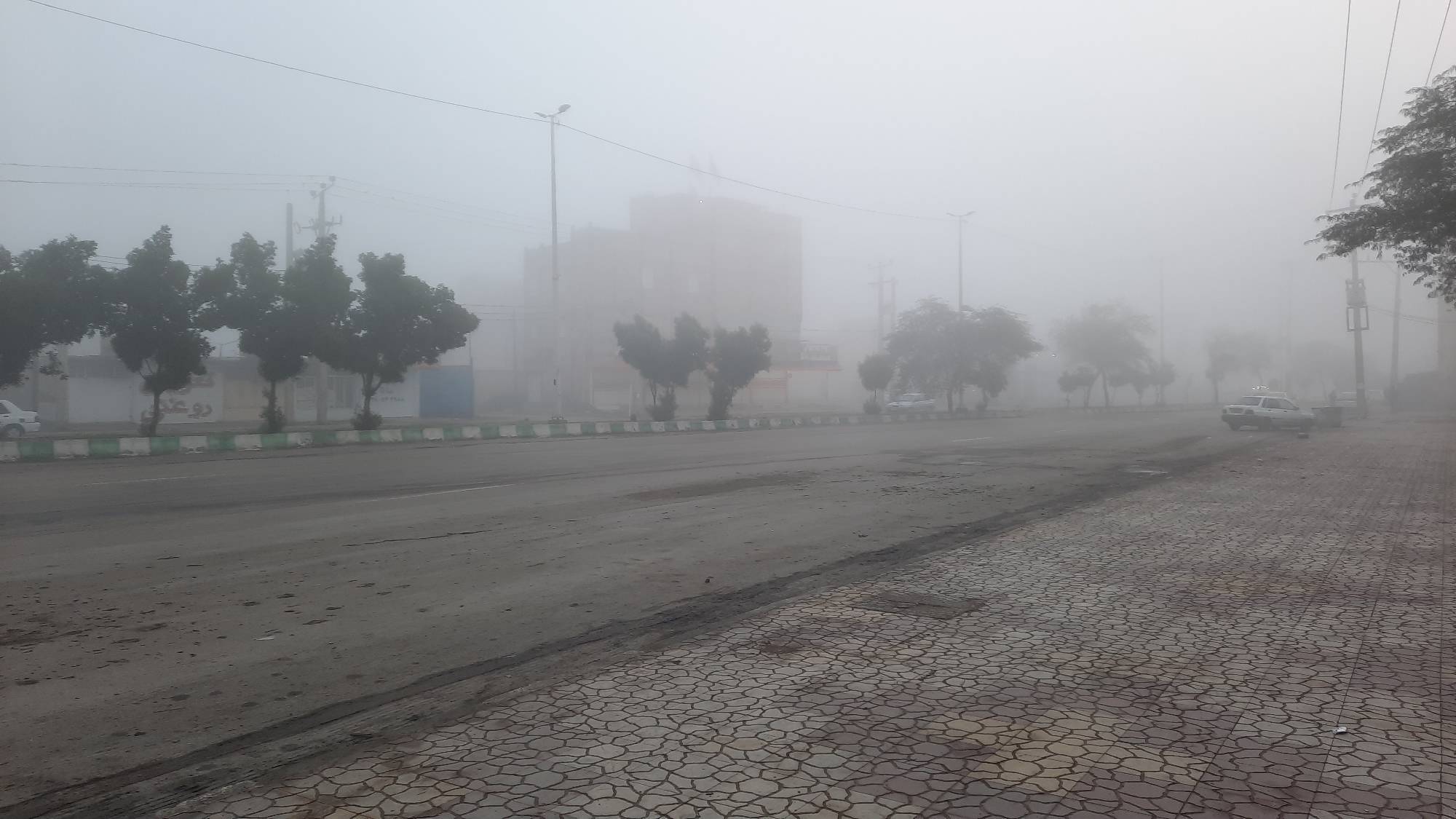تشدید مه و کاهش دید افقی تا اواسط هفته در جنوب غرب خوزستان