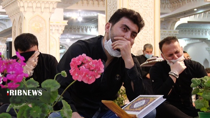 مراسم آخرین شب از لیالی پرفیض قدر در مصلی اردبیل و بیمارستان امام خمینی(ره)